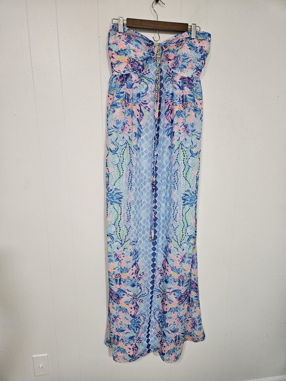 NWT Lilly Pulitzer Women's Viv Maxi Dress in Multi - Hidden Treasure Engineered - Picture 2 of 6